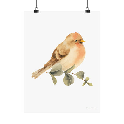 Bird, Matte Vertical Poster