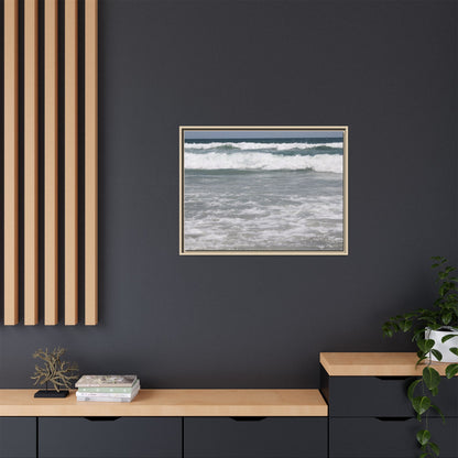 Ocean - Matte Canvas, Framed, Natural