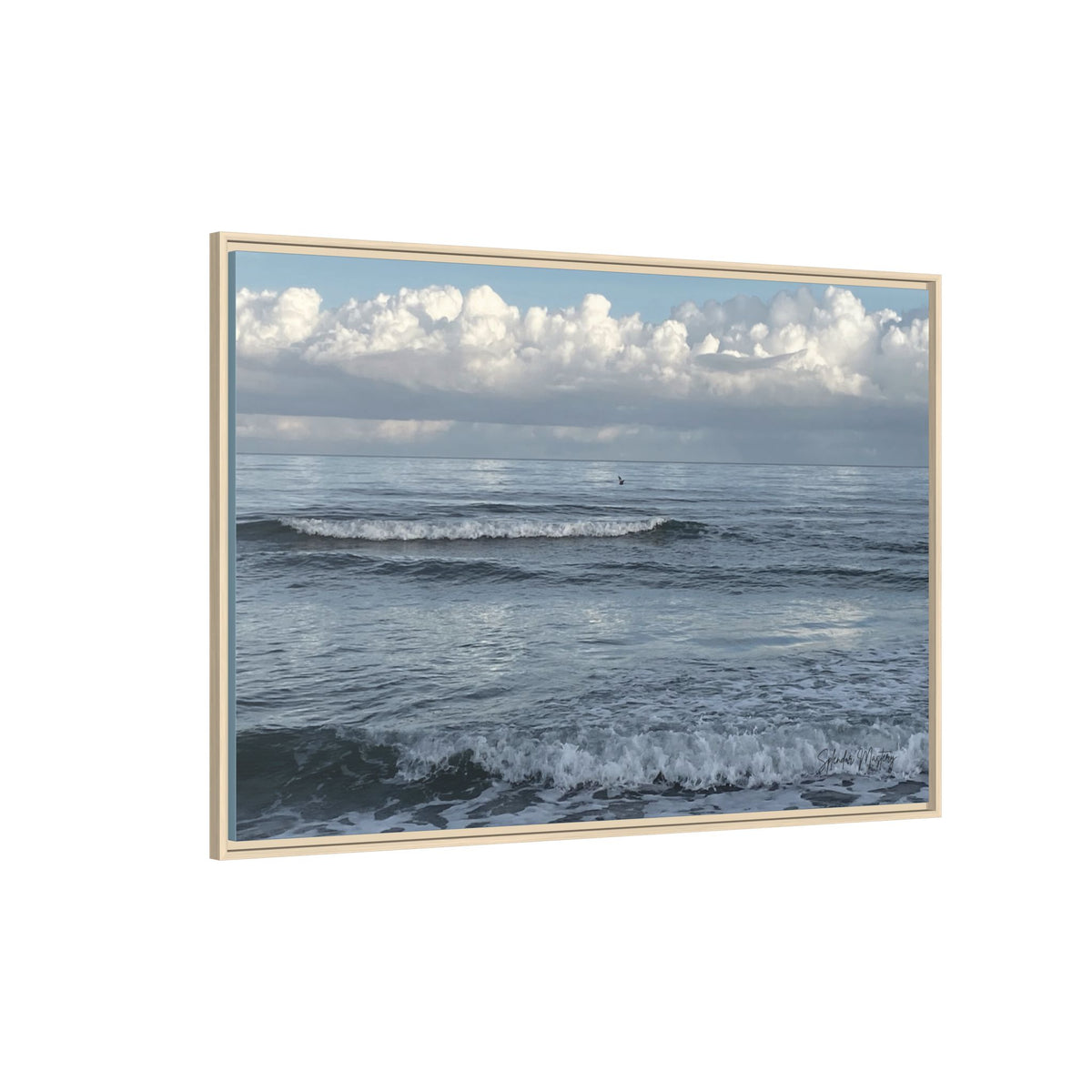Ocean - Matte Canvas, Framed (Natural)