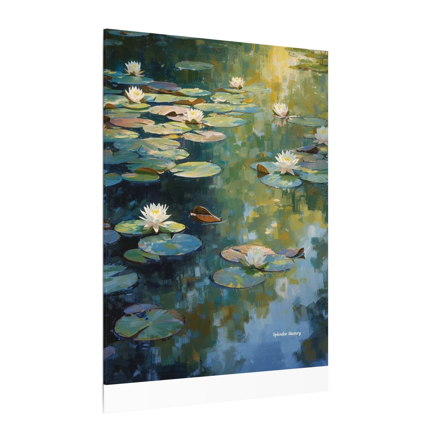 Water Lilies, Matte Canvas, Stretched, 0.75"