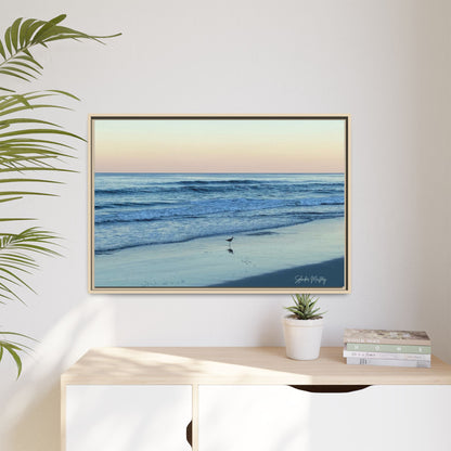 Ocean, Matte Canvas, Framed (Natural)