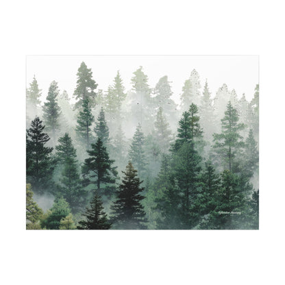 Forest Trees, Matte Canvas, Stretched, 0.75"