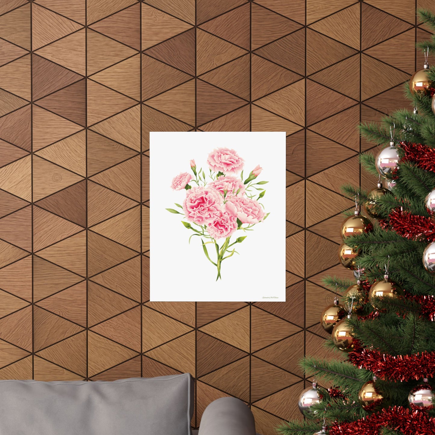 Floral, Matte Vertical Poster