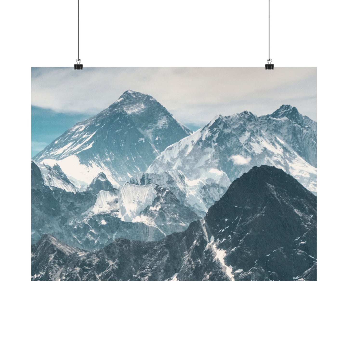 Mountain Landscape, Matte Horizontal Poster