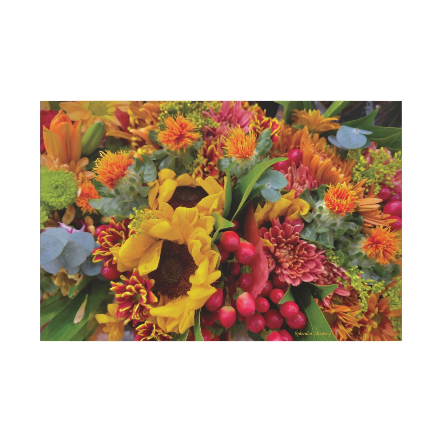 Floral, Matte Canvas, Stretched, 0.75"