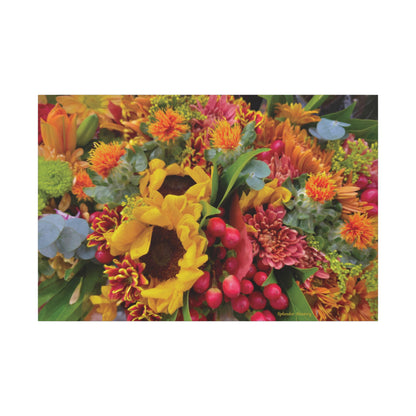 Floral, Matte Canvas, Stretched, 0.75"