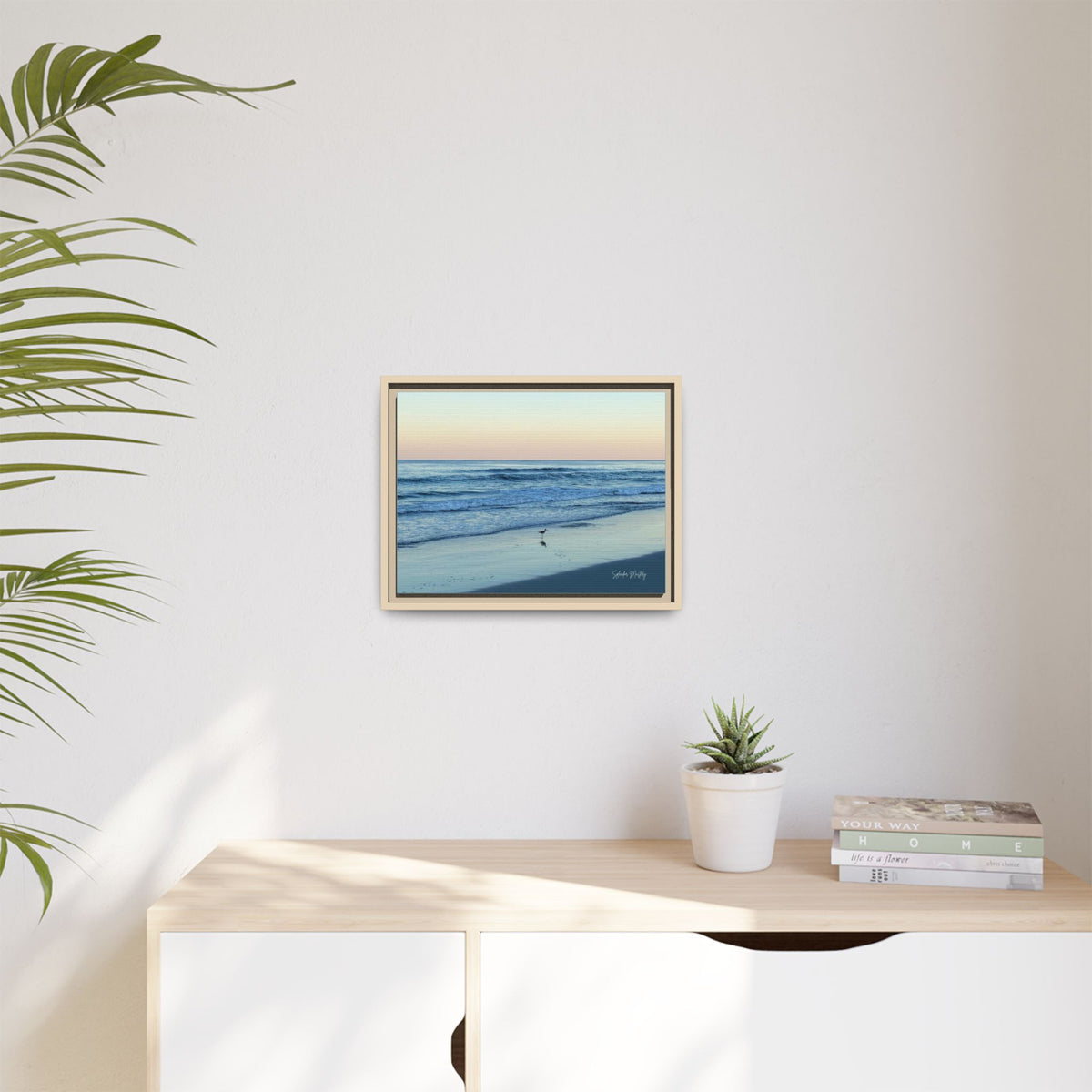 Ocean, Matte Canvas, Framed (Natural)