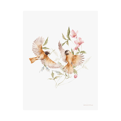 Birds, Matte Vertical Poster