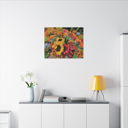 Floral, Matte Canvas, Stretched, 0.75"