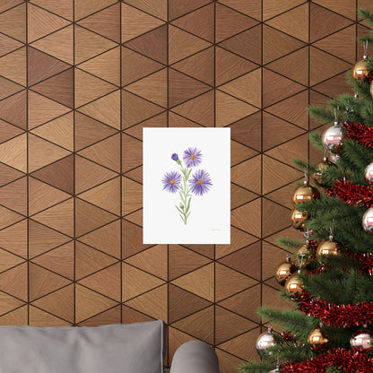 Floral, Matte Vertical Poster