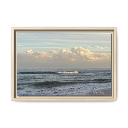 Ocean - Matte Canvas, Framed (Natural)
