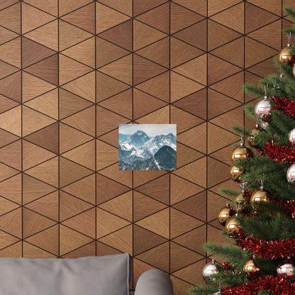 Mountain Landscape, Matte Horizontal Poster