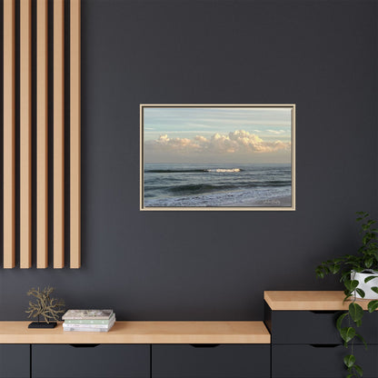 Ocean - Matte Canvas, Framed (Natural)