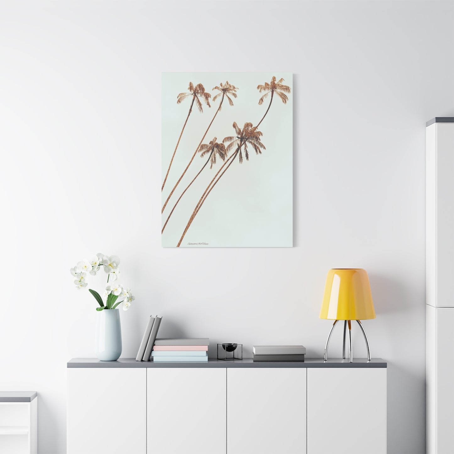 Palm Tree, Matte Canvas, Stretched, 1.25"