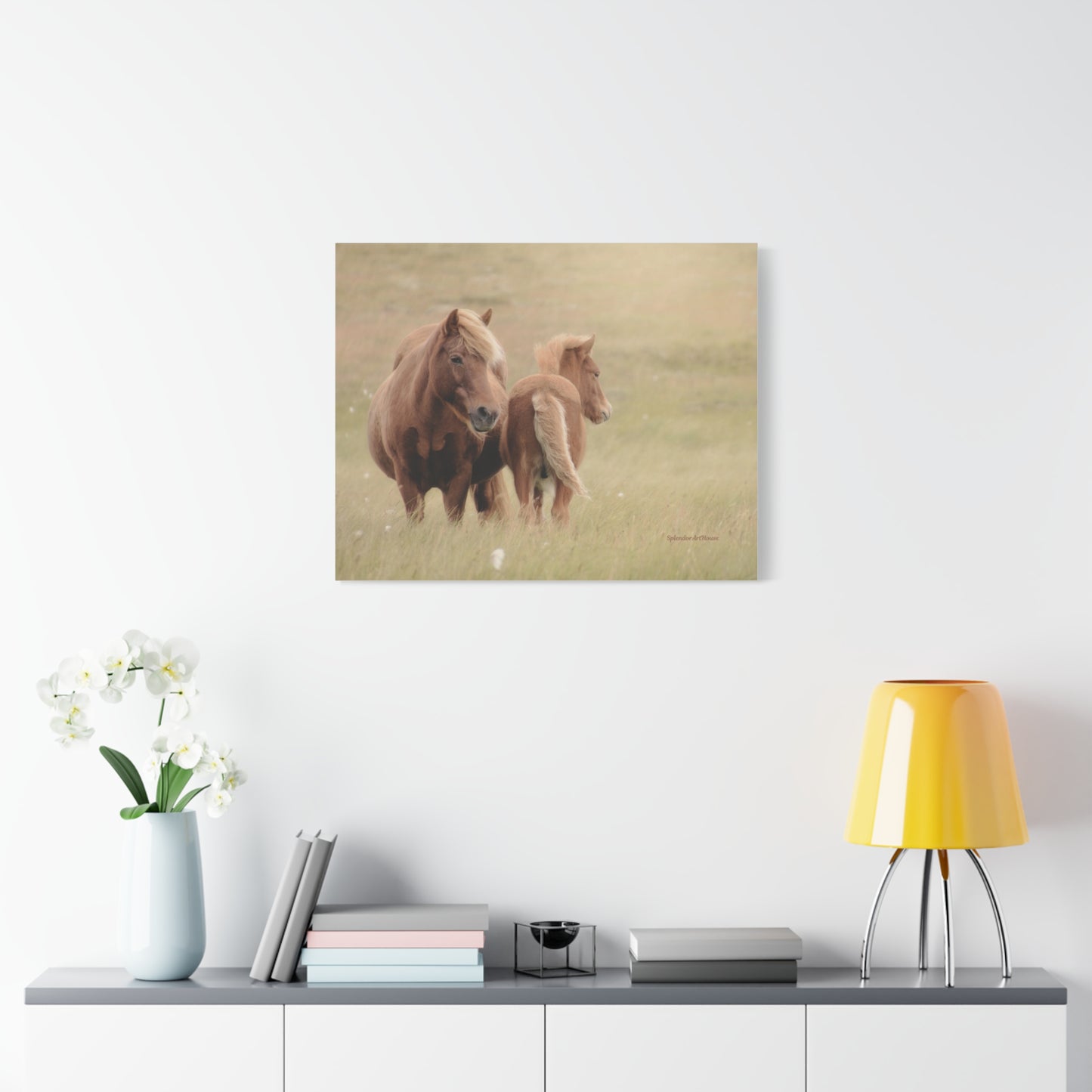 Wild Horses, Matte Canvas, Stretched, 1.25"