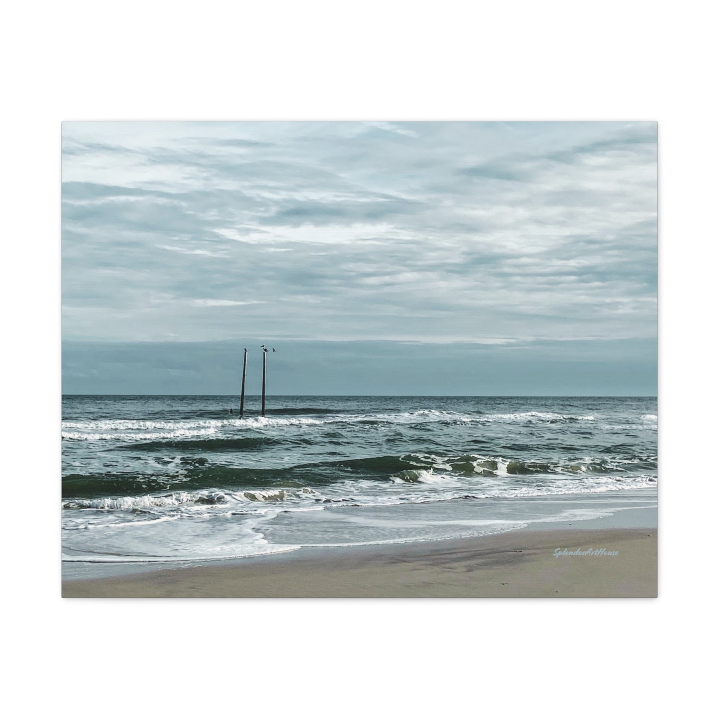 Ocean, Matte Canvas, Stretched, 1.25"