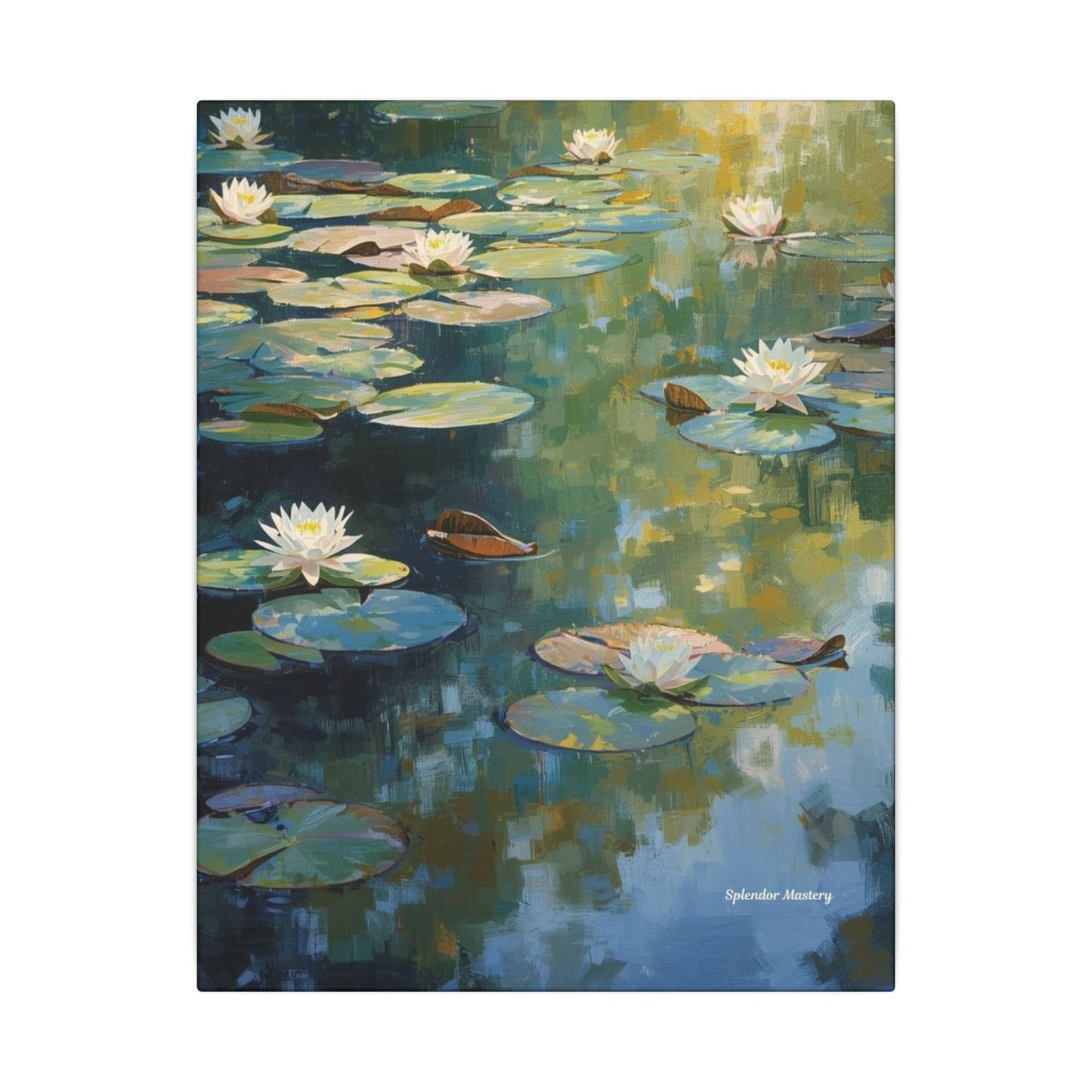 Water Lilies, Matte Canvas, Stretched, 0.75"