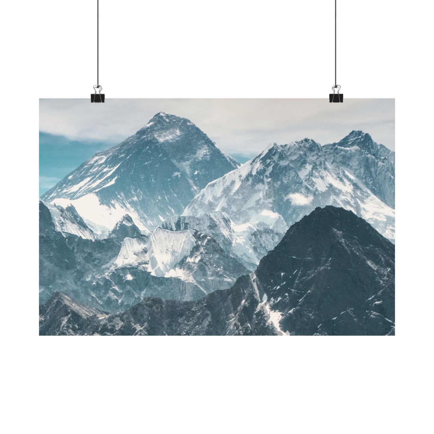 Mountain Landscape, Matte Horizontal Poster