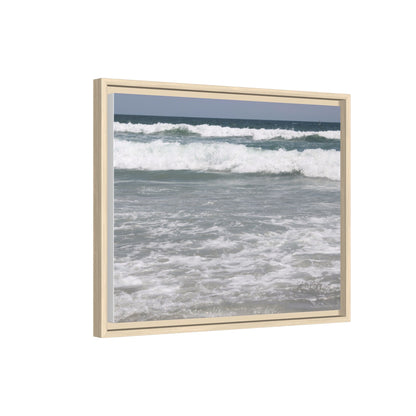 Ocean - Matte Canvas, Framed, Natural