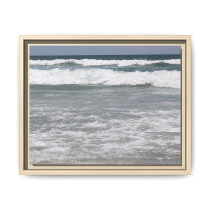 Ocean - Matte Canvas, Framed, Natural