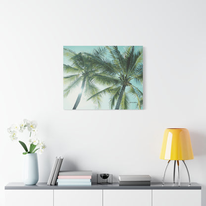 Palm Trees, Matte Canvas, Stretched, 1.25"
