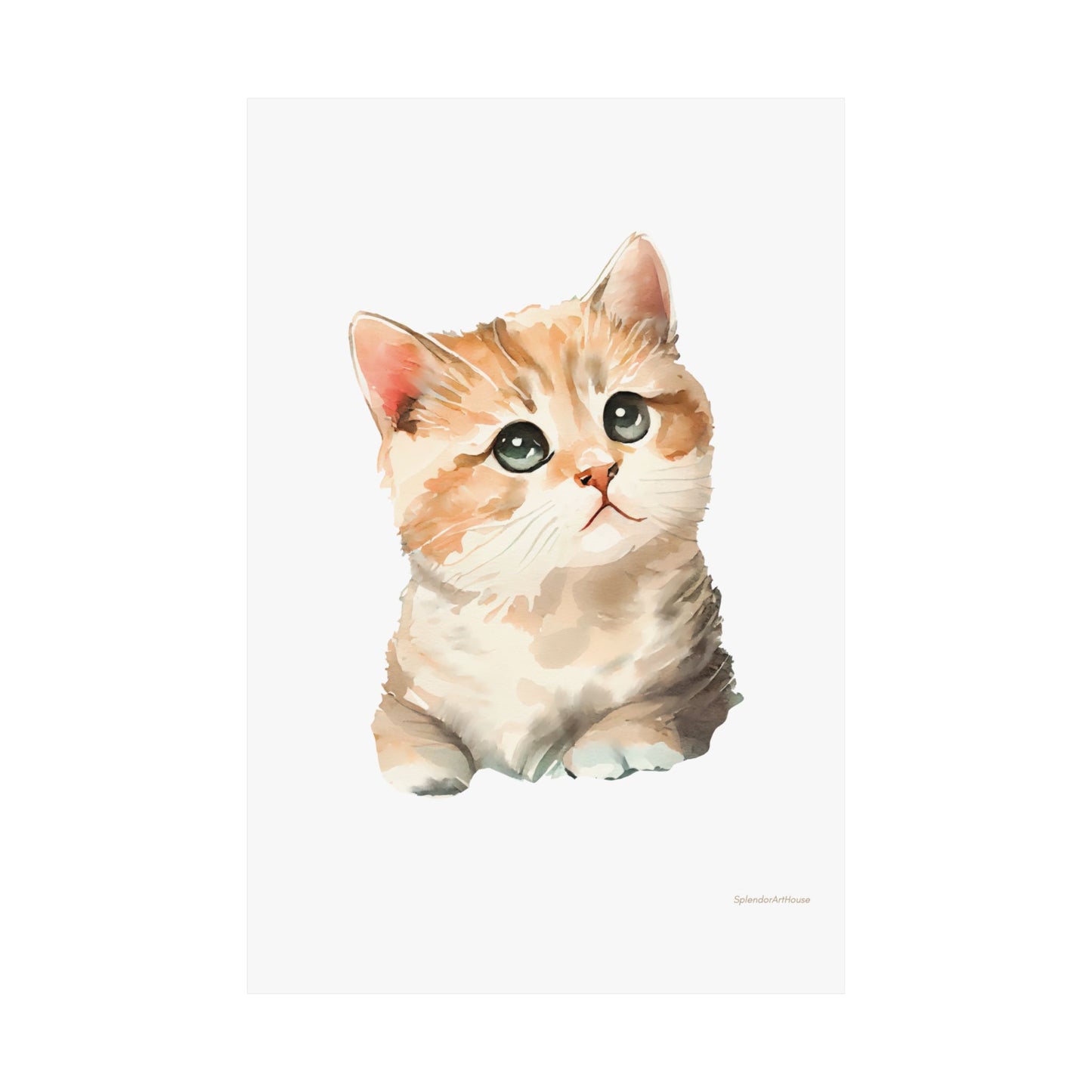 Kitten, Matte Vertical Poster