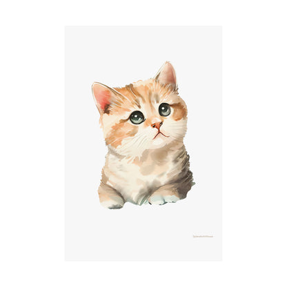 Kitten, Matte Vertical Poster