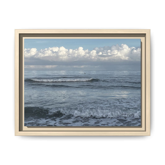 Ocean - Matte Canvas, Framed (Natural)