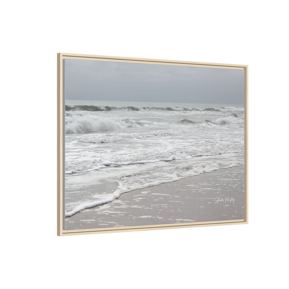 Ocean - Matte Canvas, Framed (Natural)