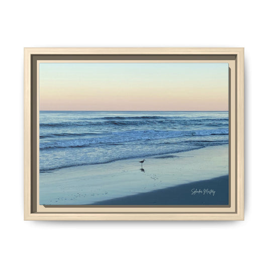 Ocean, Matte Canvas, Framed (Natural)