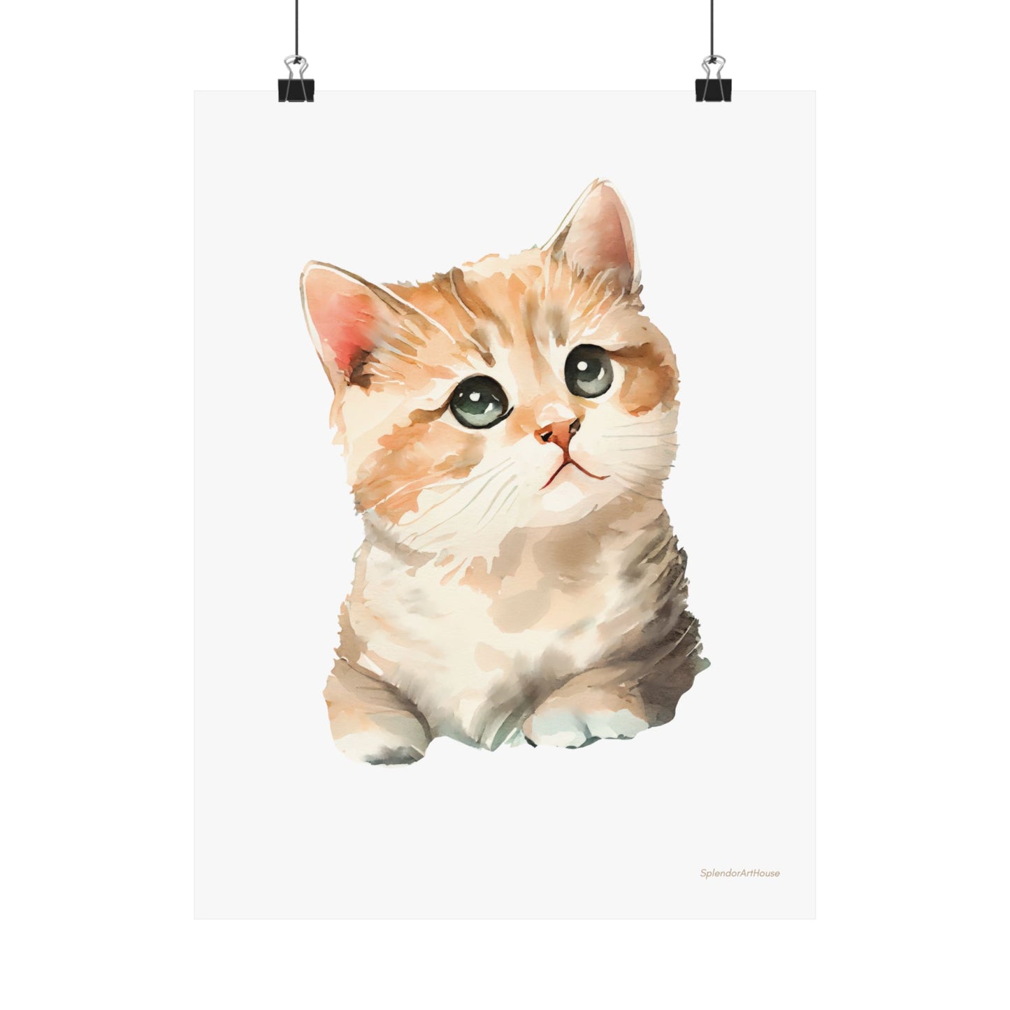 Kitten, Matte Vertical Poster