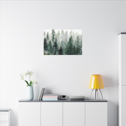 Forest Trees, Matte Canvas, Stretched, 0.75"