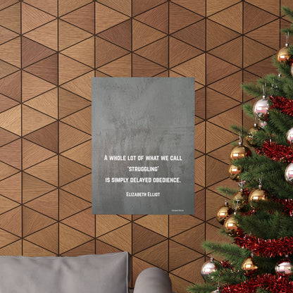 Elizabeth Elliot, Inspirational Matte Vertical Poster