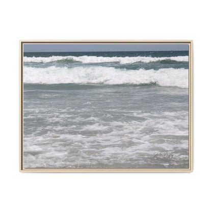 Ocean - Matte Canvas, Framed, Natural
