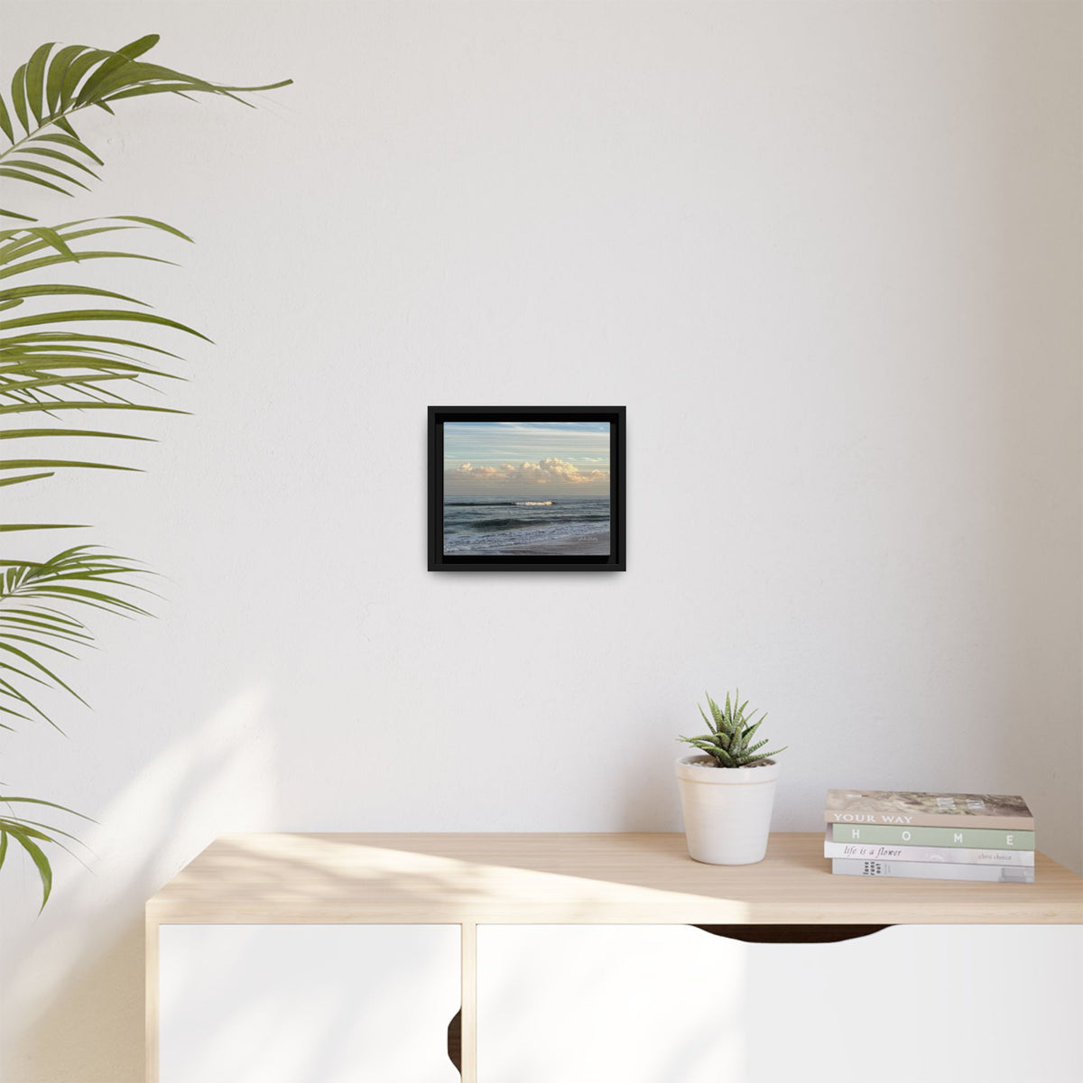 Ocean - Matte Canvas, Framed (Natural)