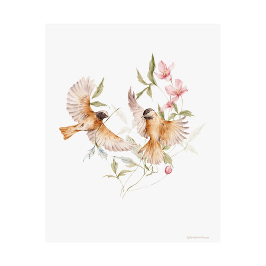Birds, Matte Vertical Poster