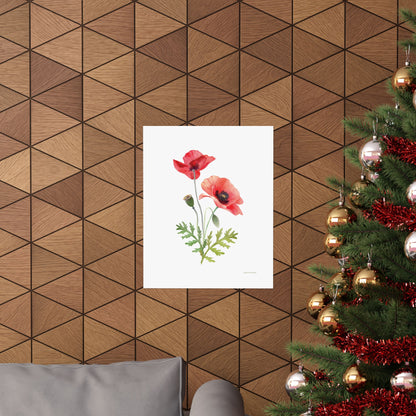 Floral, Matte Vertical Poster