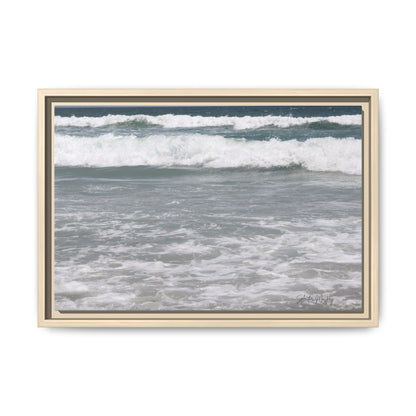 Ocean - Matte Canvas, Framed, Natural