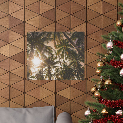 Palm Trees, Matte Horizontal Poster
