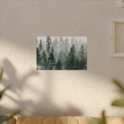 Forest Trees, Matte Canvas, Stretched, 0.75"