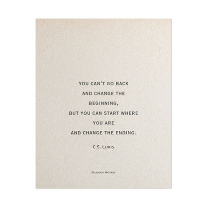C.S. Lewis Quote, Poster