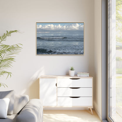 Ocean - Matte Canvas, Framed (Natural)