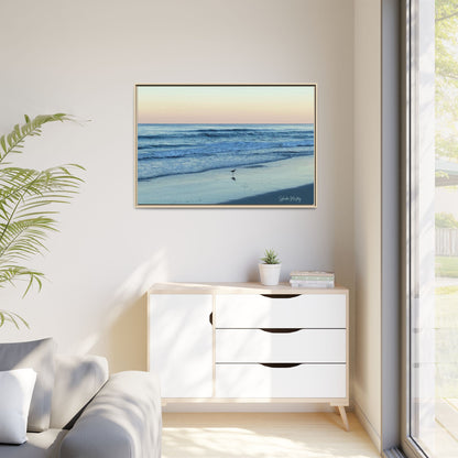 Ocean, Matte Canvas, Framed (Natural)