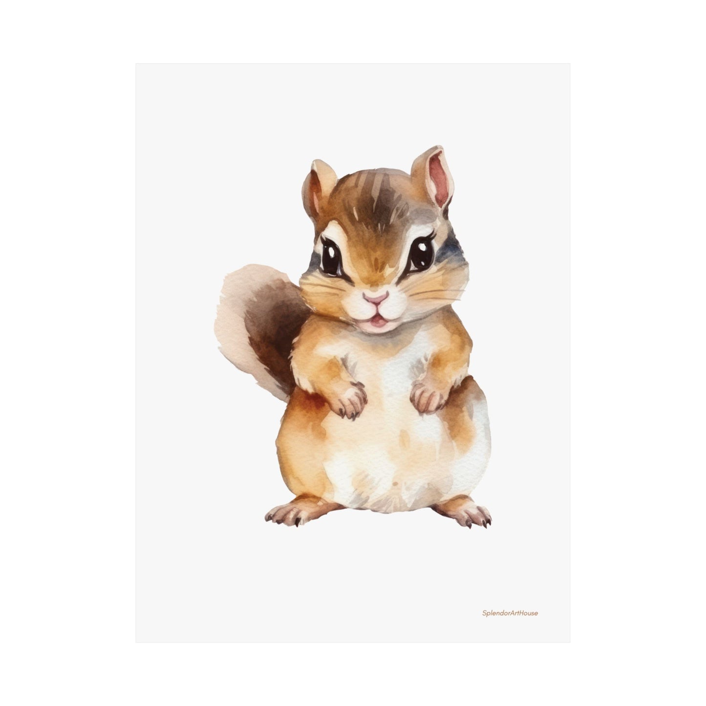 Chipmunk, Matte Vertical Poster