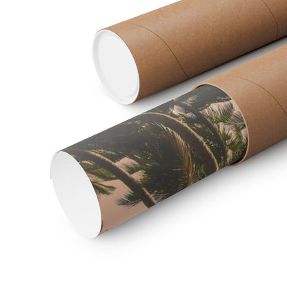 Palm Trees, Matte Horizontal Poster