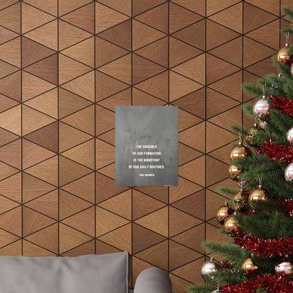 Tish Warren Quote,Inspirational Matte Vertical Poster