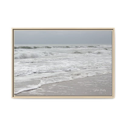 Ocean - Matte Canvas, Framed (Natural)