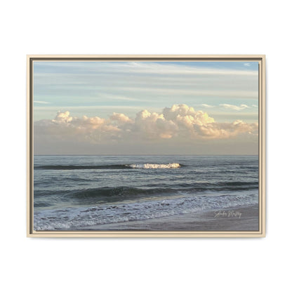 Ocean - Matte Canvas, Framed (Natural)