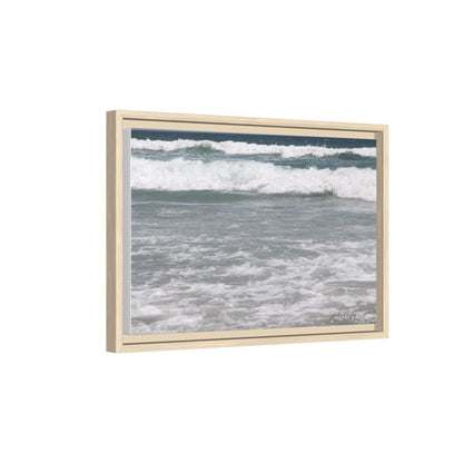 Ocean - Matte Canvas, Framed, Natural