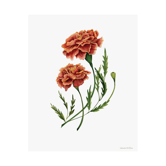 Floral, Matte Vertical Poster
